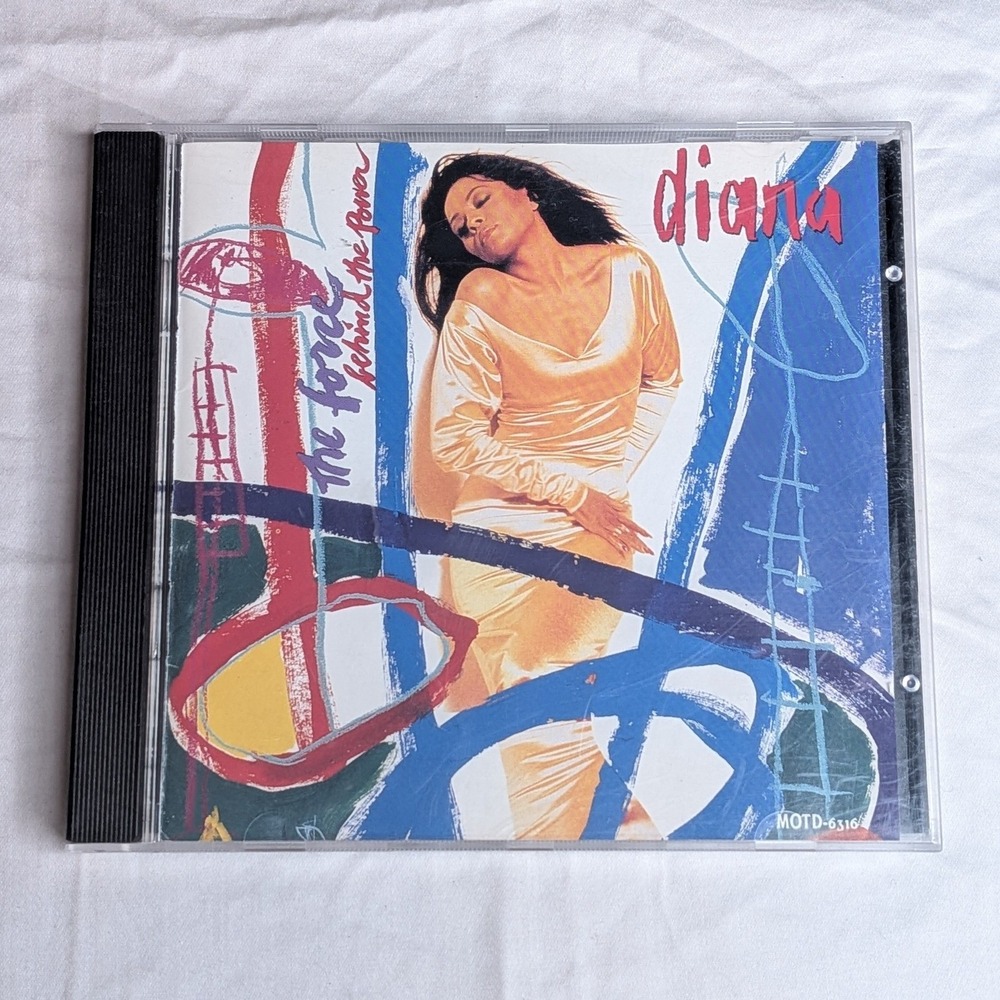 Diana Ross The Force Behind the Power CD Motown 1991 MOTD-6316 Soul R&B Pop